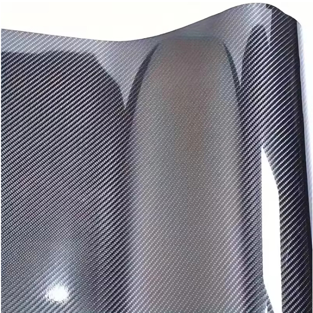 2D 3D carbon fiber vinyl sticker uv scratch-resistant sand control color high gloss PVC car color changing film