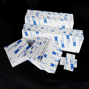 Die Cut 3M 7323V Industry Polyester Self-Adhesive Label Bright Silver Pet Barcode Tape Nameplate Durable Goods Warning Label Material 