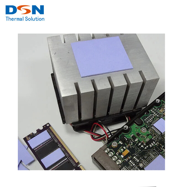 heat sink thermal pad high conductivity thermal gap pads for gpu battery 