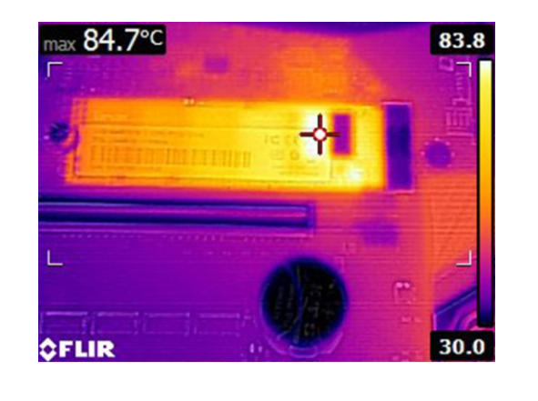 SSD Flash Memory - Application of Graphite Heat Dissipation