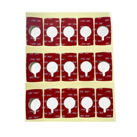Die Cut 3M 7381 7866 Support Custom Logo Tamper-proof Indication Self-adhesive Labels Seals Label Materials 