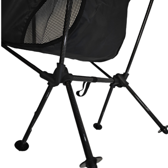 Lightweight pure carbon fiber outdoor moon camping chair